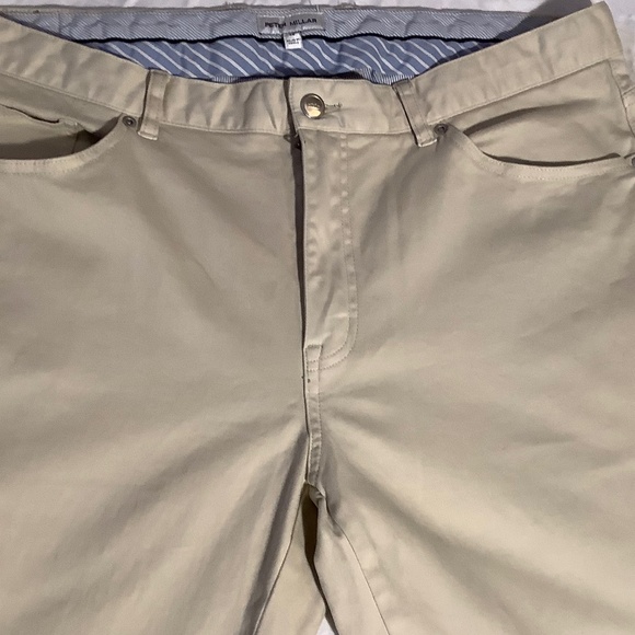 Peter Millar Khakis, size 38x33, Tan. - Picture 3 of 9